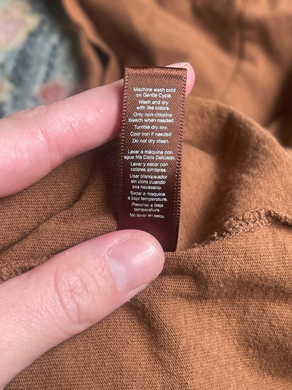 nuuds Tee - crewneck tee brown size large - Picture 4 of 9